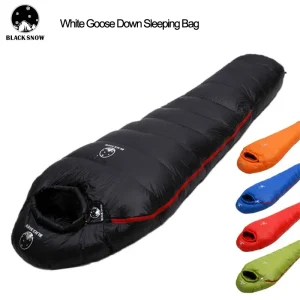 Goose Down Filled Mummy Sleeping Bag